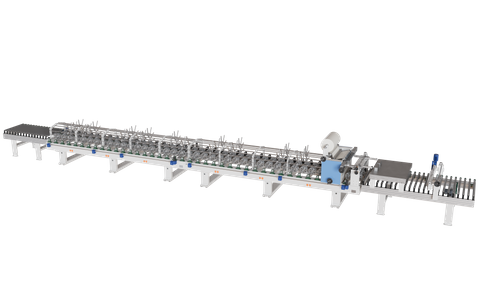 Groove Wrapping and Lamination Machine Equipment from china