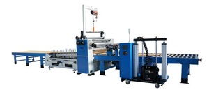 MDF Profile Wrapping Line Partical Board Laminating Machine Panel Lamination PVC Laminating Line Cabinet Making Machine